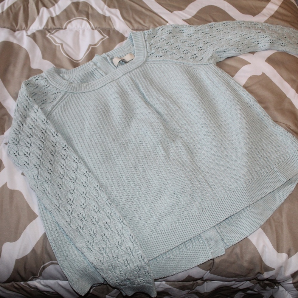 ⭐ Sky blue Loft sweater